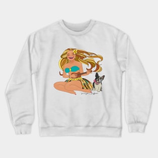 Life is better with a FRENCHIE Crewneck Sweatshirt